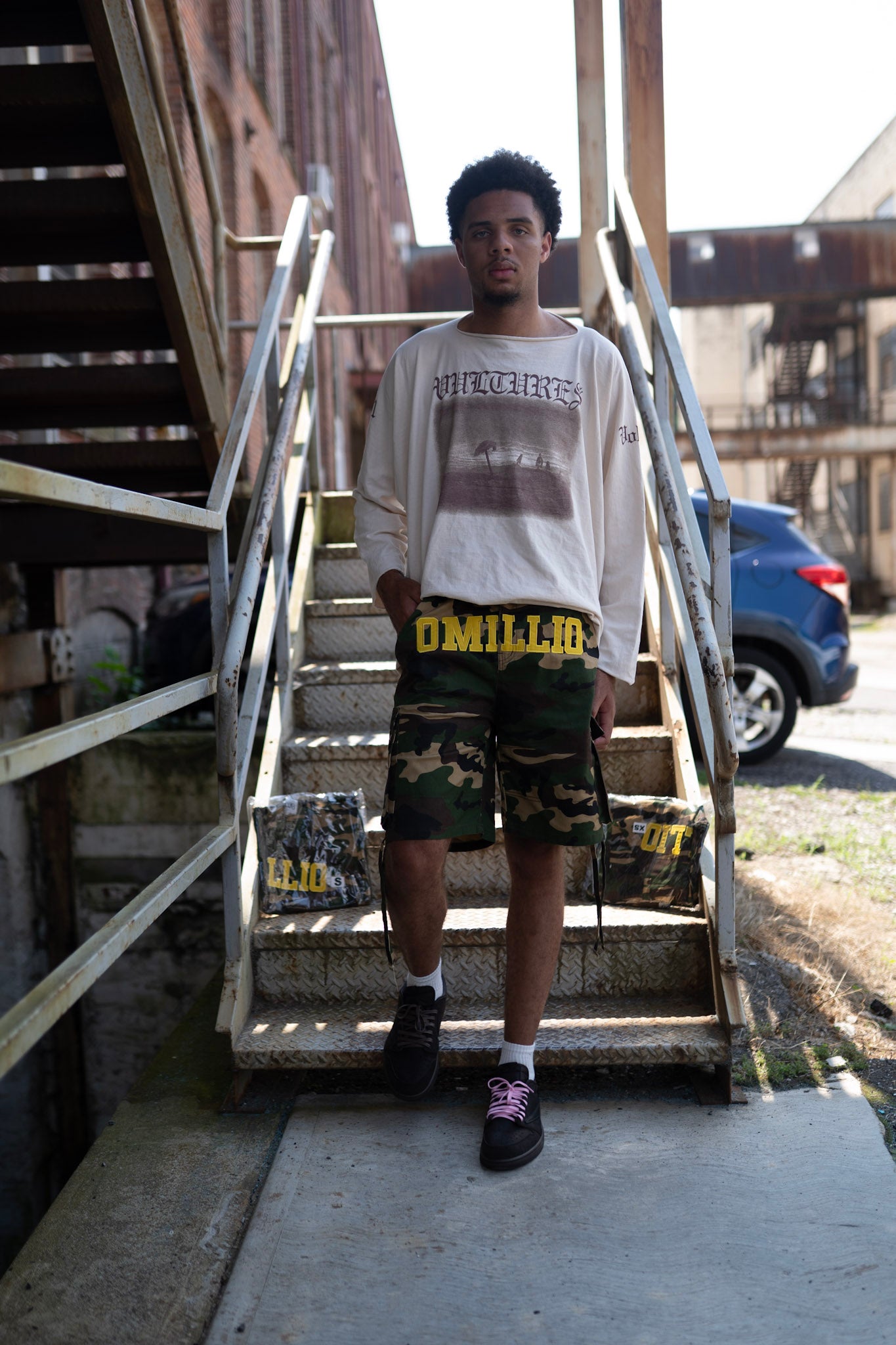 Omillio Camo Cargo Shorts